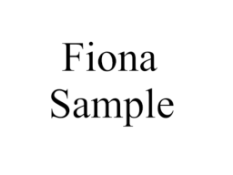 Fiona Sample