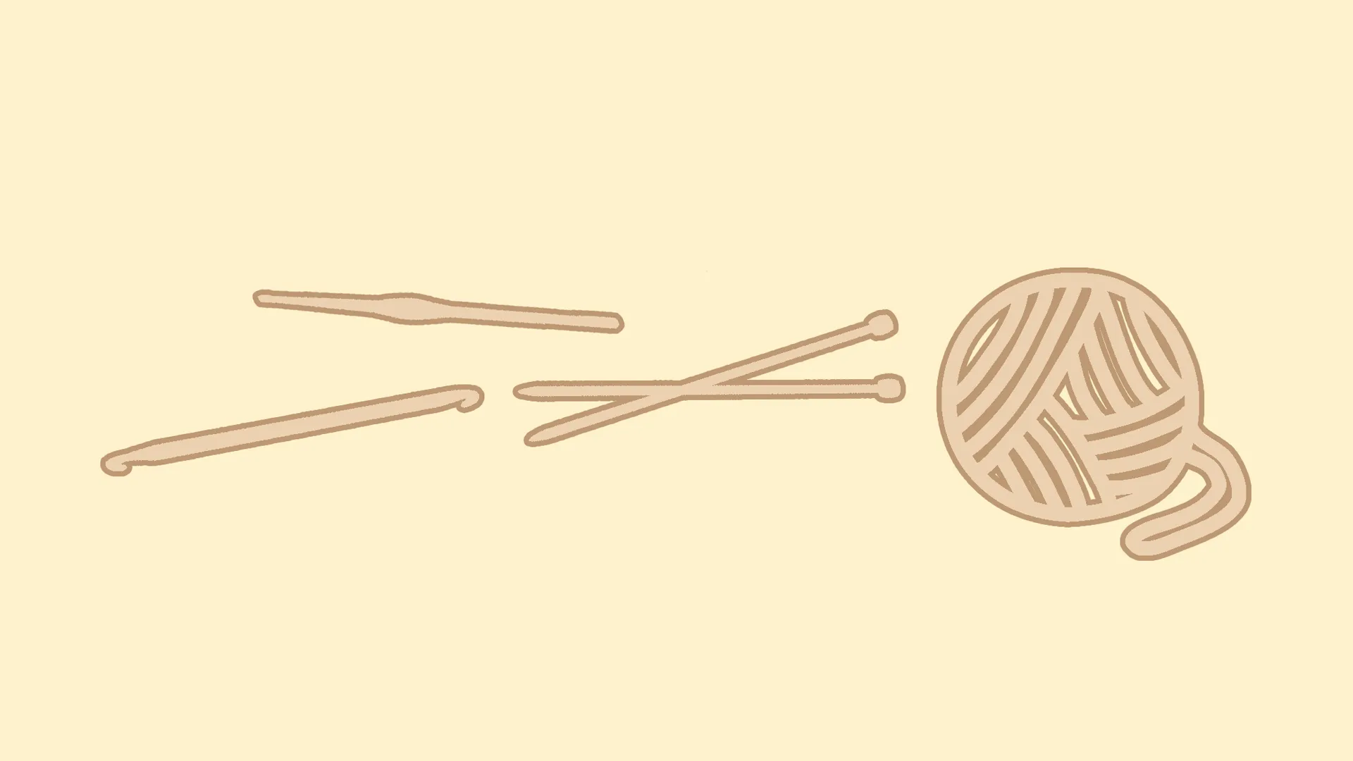 編み物する場所