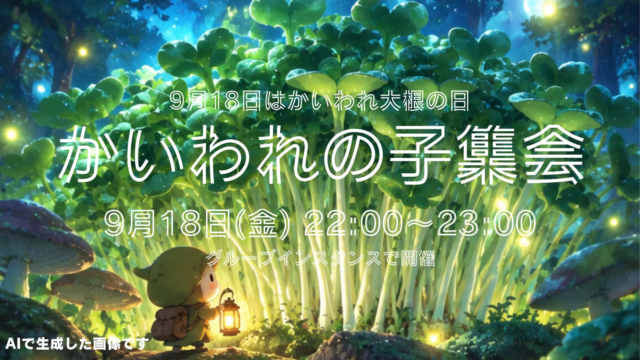 かいわれの子集会【かいわれ大根の日】