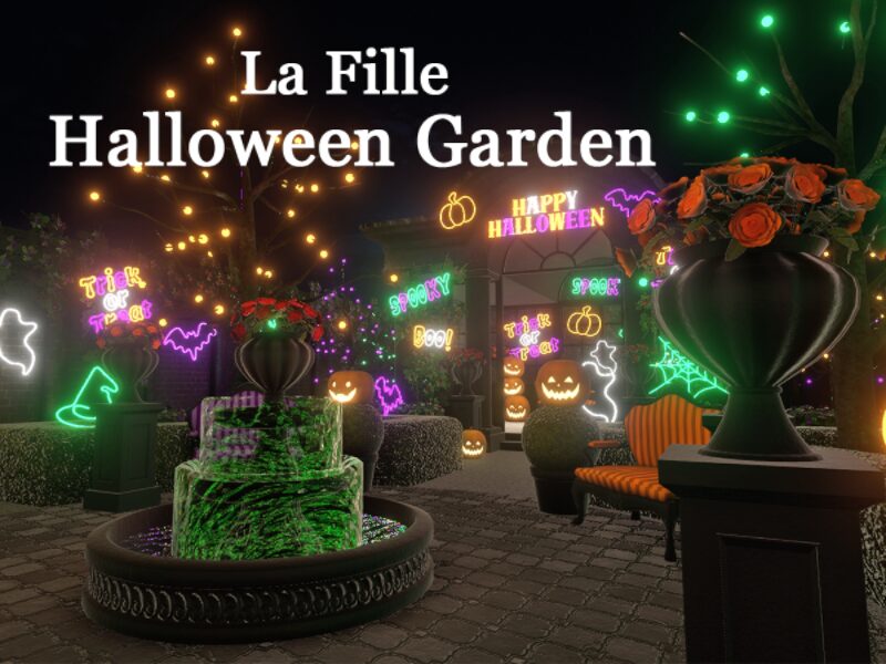 La Fille Halloween Garden