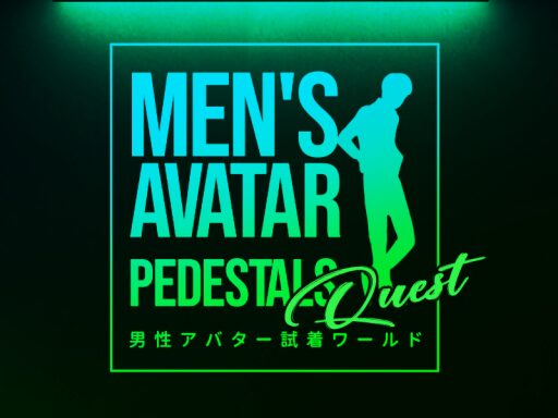 【Quest版】男性アバター試着ワールド MEN’S AVATAR PEDESTALS