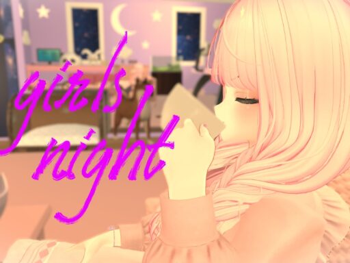 シンプルな女子会部屋 girls night