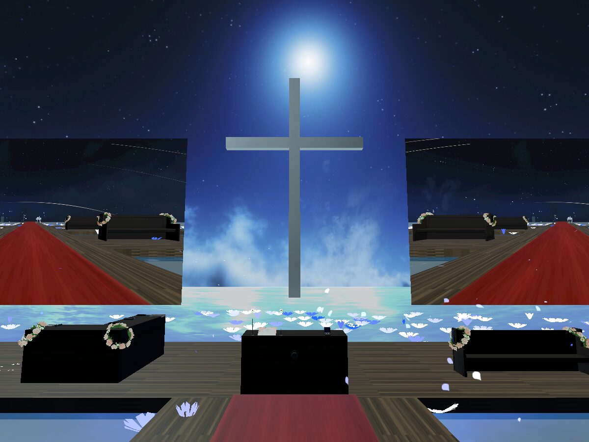 水上のお砂糖式場