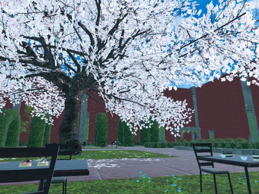 Red Brick Garden -Spring-