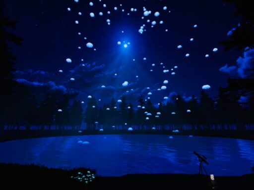 宙へ紡ぐ湖 – Lake Weaving Toward the Cosmos –