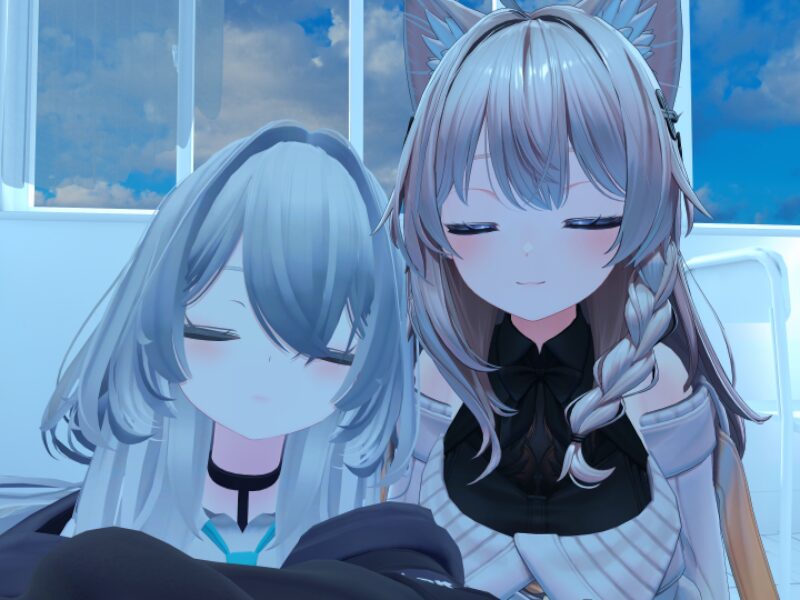 ルルネとしなのの間でV睡するワールド