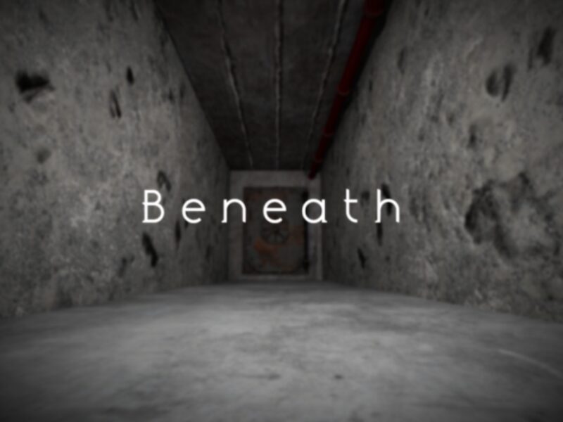 Beneath
