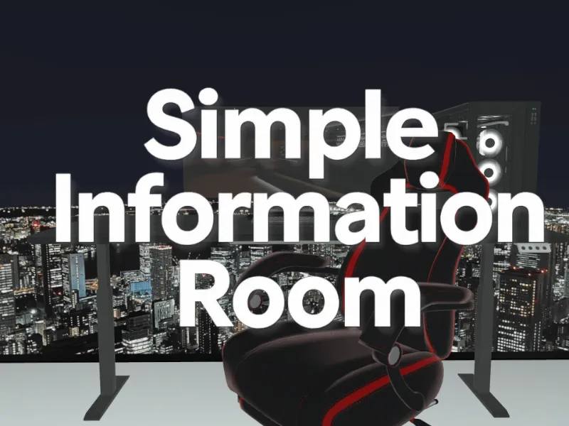【情報特化ホームワールド】Simple Information Room