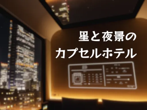 星と夜景のカプセルホテル – Starlight ＆ Citylights Capsule Hotel