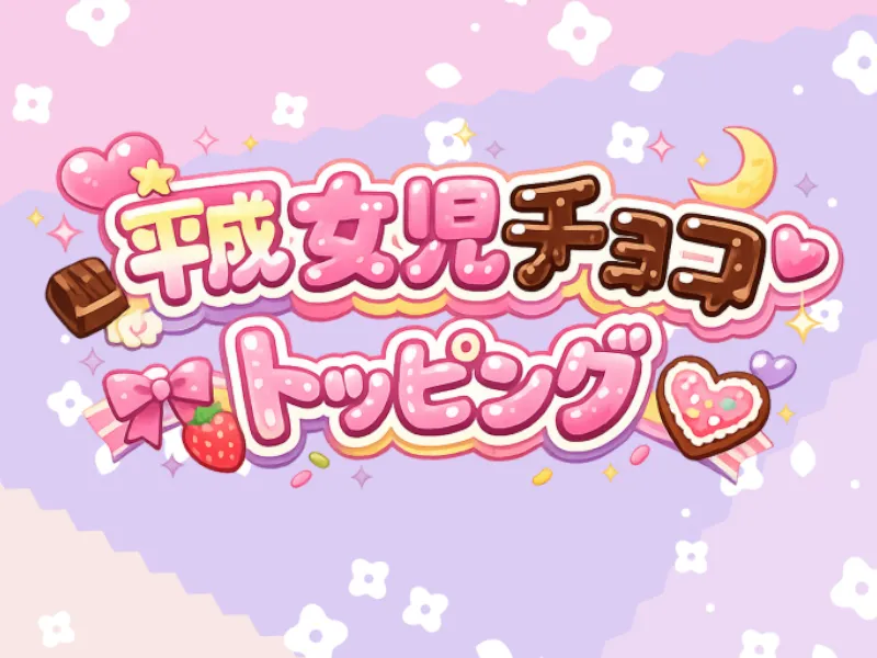 平成女児チョコトッピング