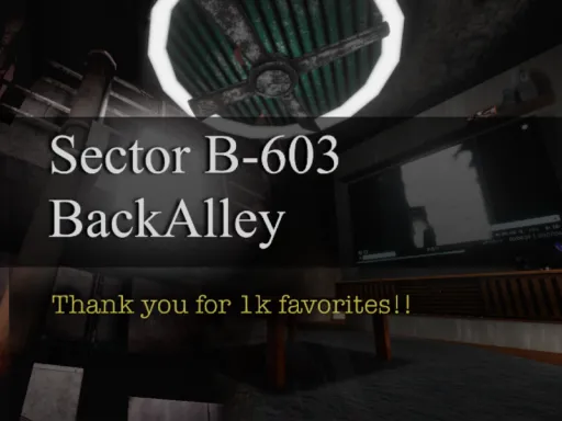 夜中の裏路地-Sector B-603-BackAlley