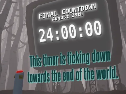 This world will be deleted in 22 Hours․