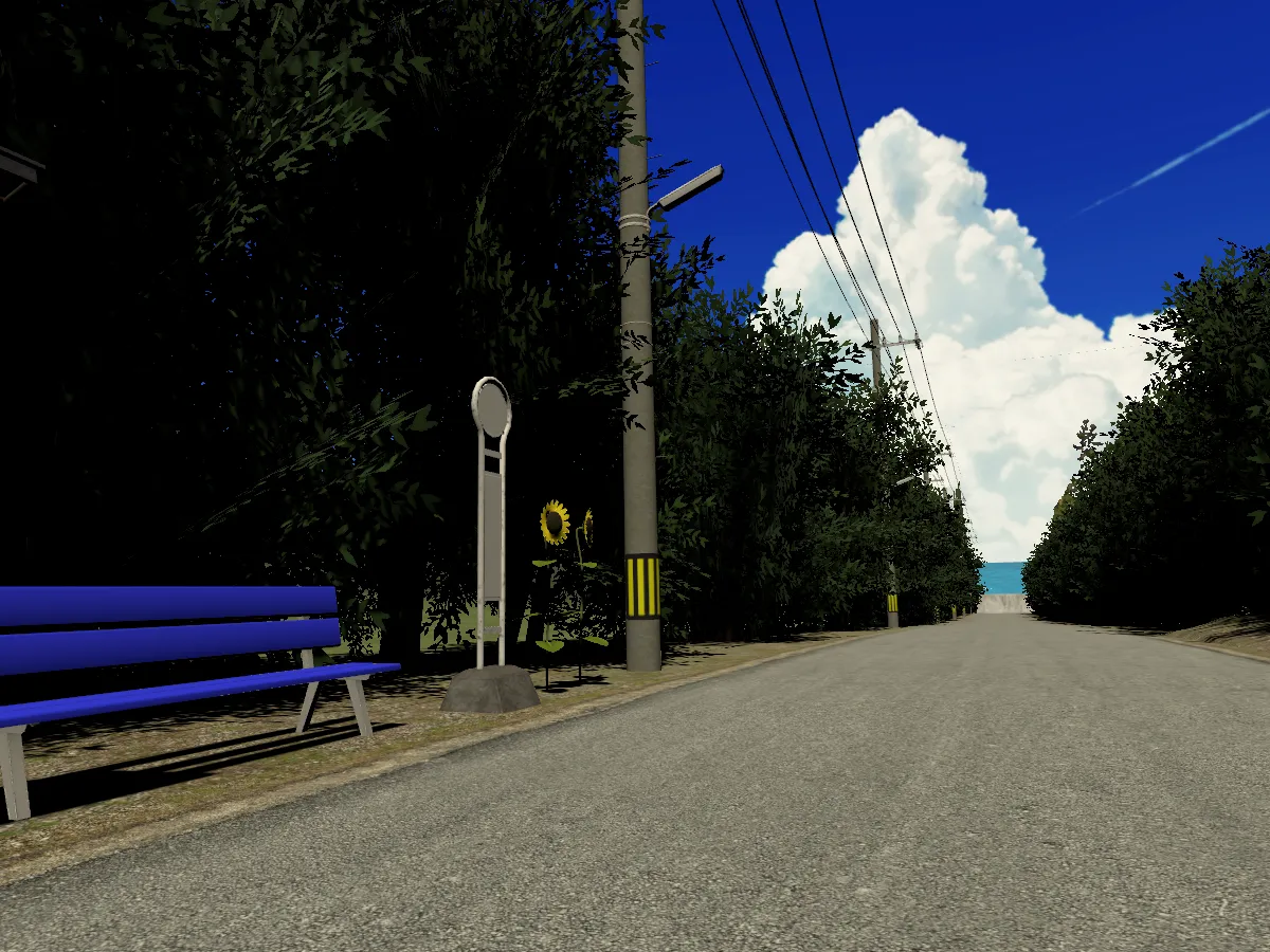 海に続く道 ⁄ Road to the sea