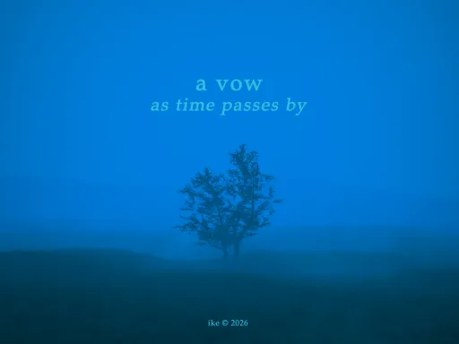 as time passes by