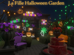 La Fille Halloween Garden